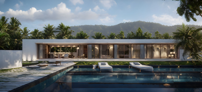 2BR 3BR 4BR Modern Villa in Kutuh