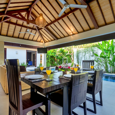 Living and dining area