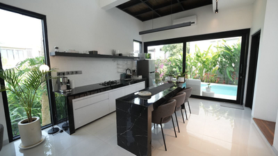 Panoramic 2 Bedroom Rice Field Villa with Rooftop Pererenan